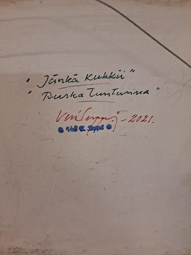 Taulu Veli Seppä signeerattu Öljyvärityö