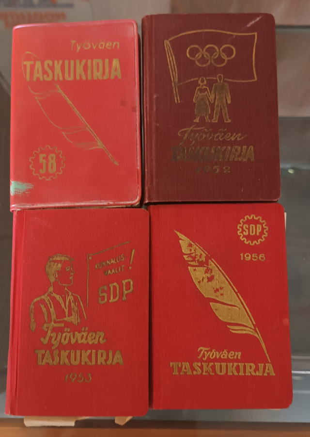 Työväen taskukirjoja mm. Olympiavuodelta
