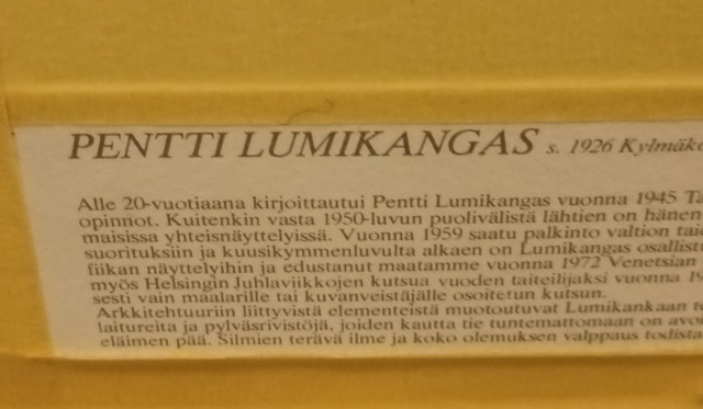 Grafiikka,Pentti Lumikangas signeerattu