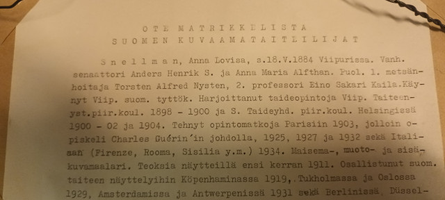 Taulu Snellman,signeerattu