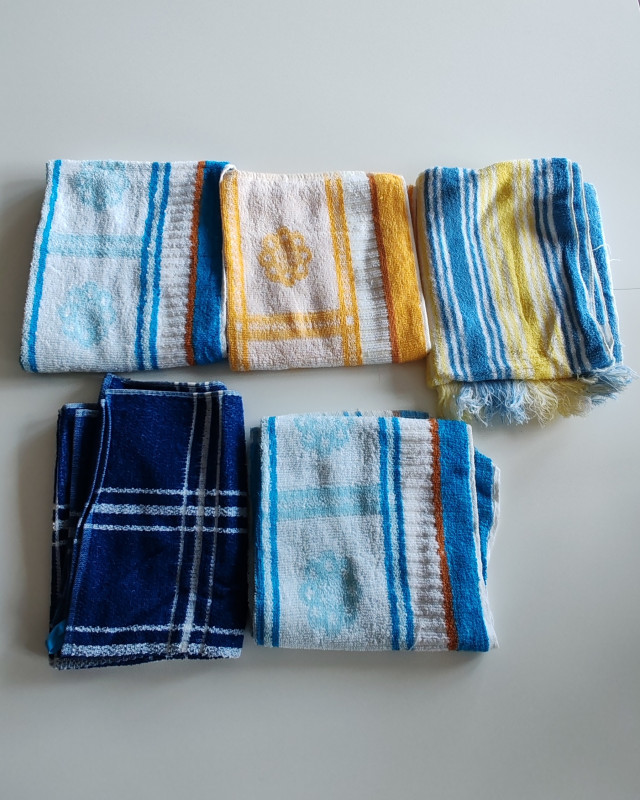 Retro käsipyyhkeet.