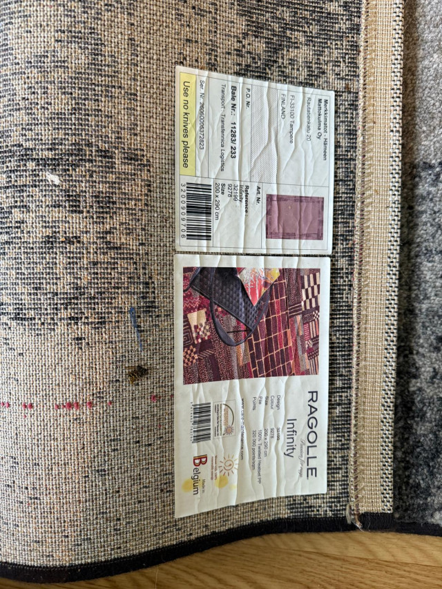 Matto Ragolle. 290cm*200cm