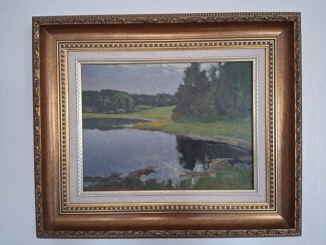 Grigor Auer öljy kankaalle