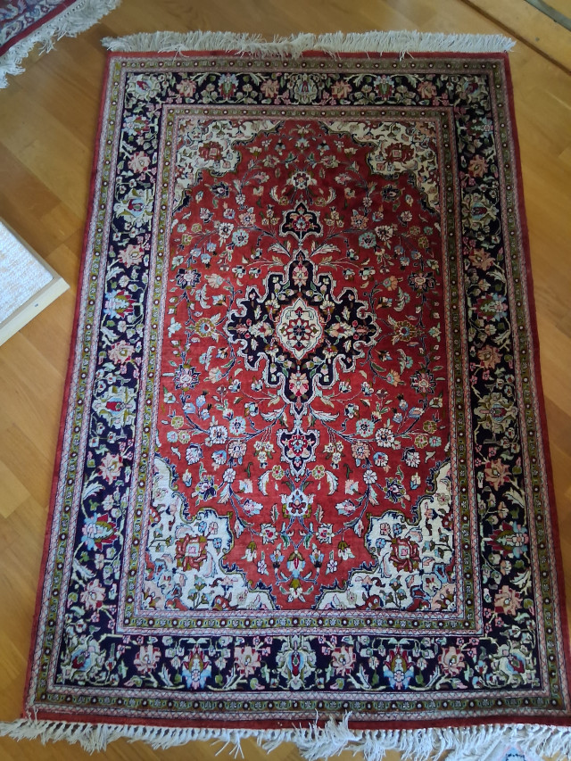 Qum Silkki matto Iran Persia Luonnonsilkki
