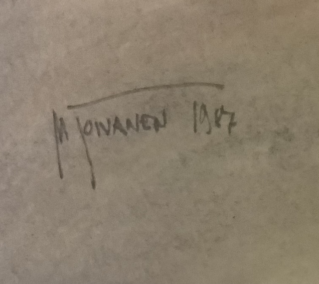 Talvimaisema Talvi, Markku Toivanen  1987
