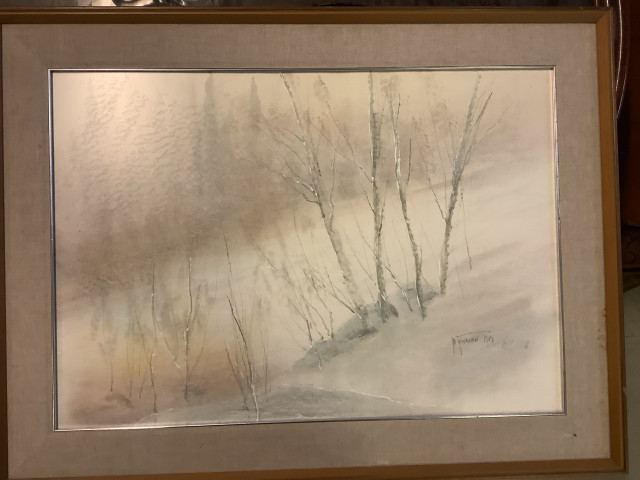 Talvimaisema Talvi, Markku Toivanen  1987