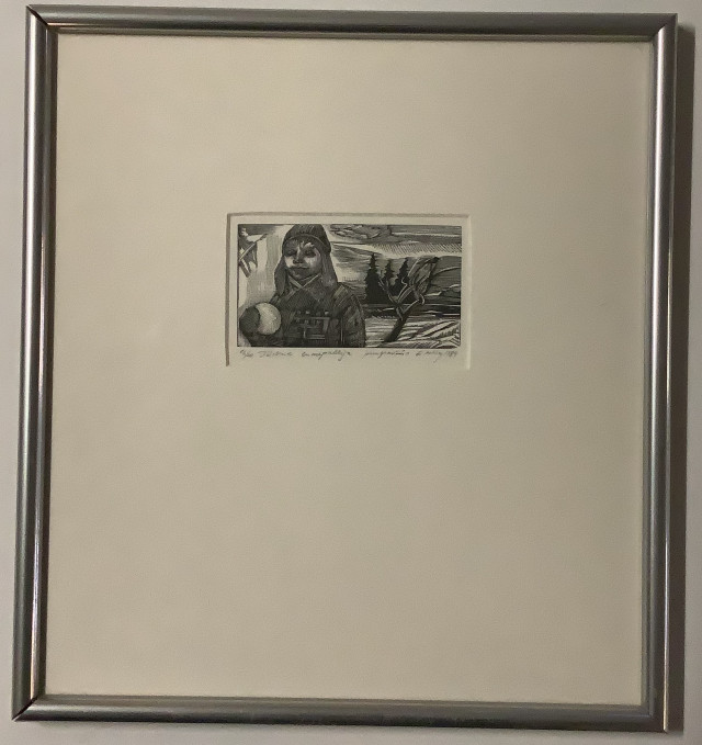 Litografia numeroitu ja signeerattu