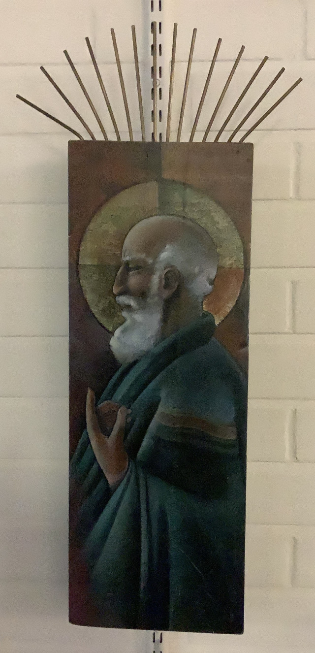 Puulle maalattu pyhäinkuva