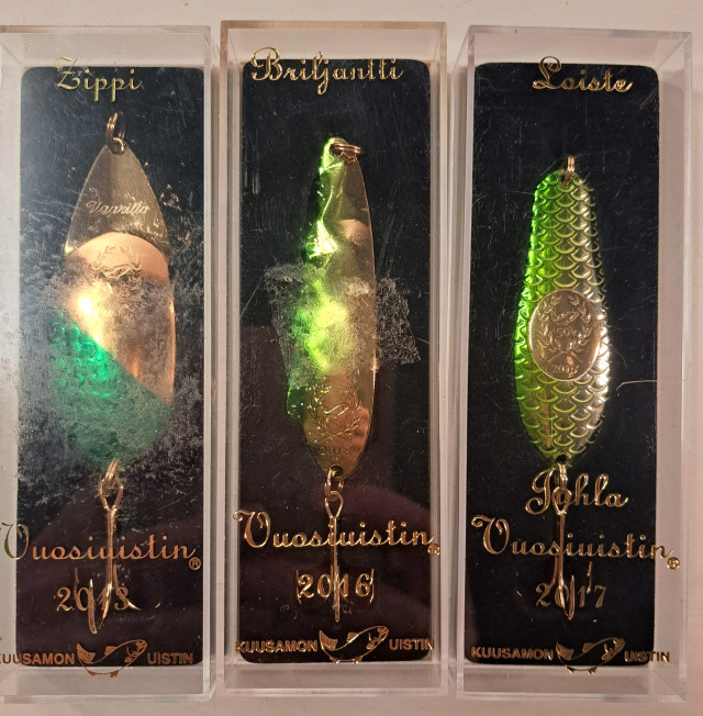 Vuosiuistimia vuosilta 2013, 2016 ja 2017