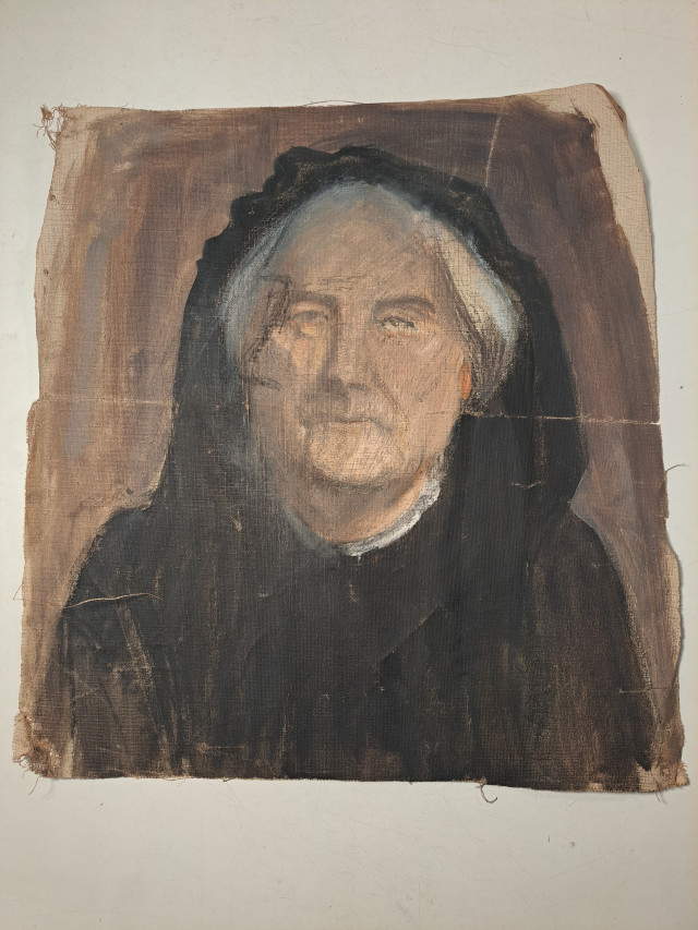 Maalaus kaksipuoleinen öljy kankaalle