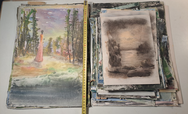 P.A.Rapo Vesiväritöitä