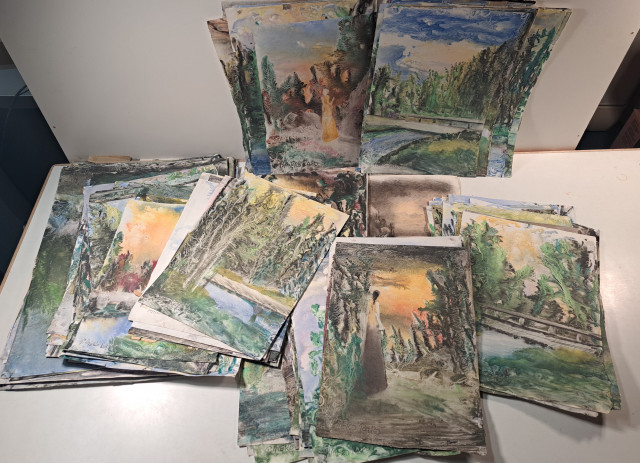 P.A.Rapo Vesiväritöitä