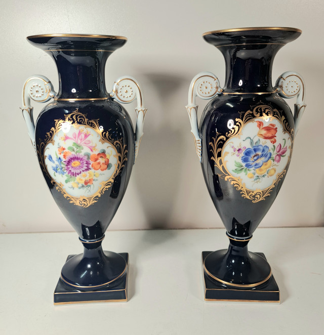 Meissen keramiikka maljakot 2kpl