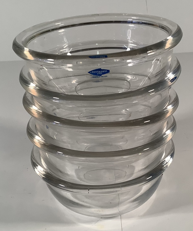 Nuutajärvi jälkiruoka-astiat 5 kpl