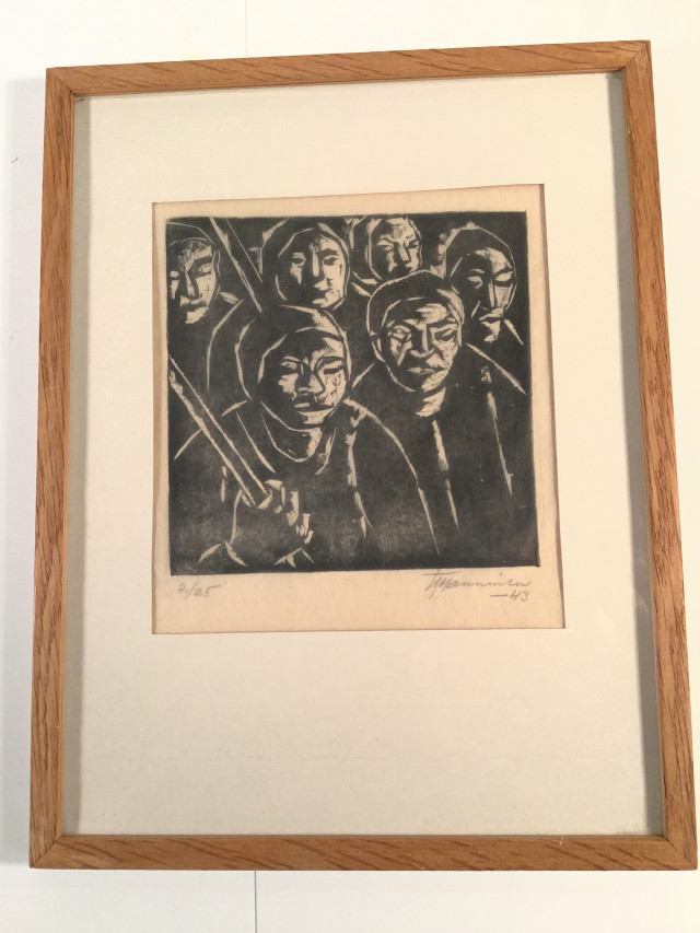 Tauno Manninen grafiikanlehti  1943