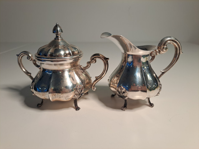 Hopeiset sokerikko+kermakko