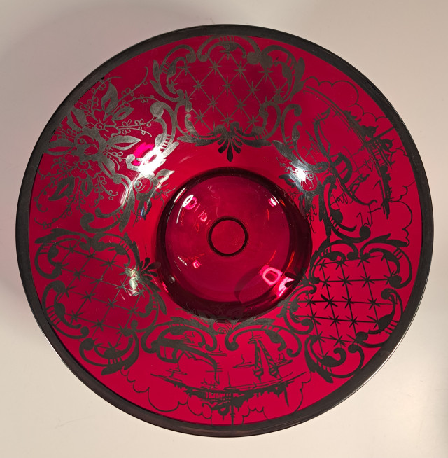 Murano jalallinen lasiastia