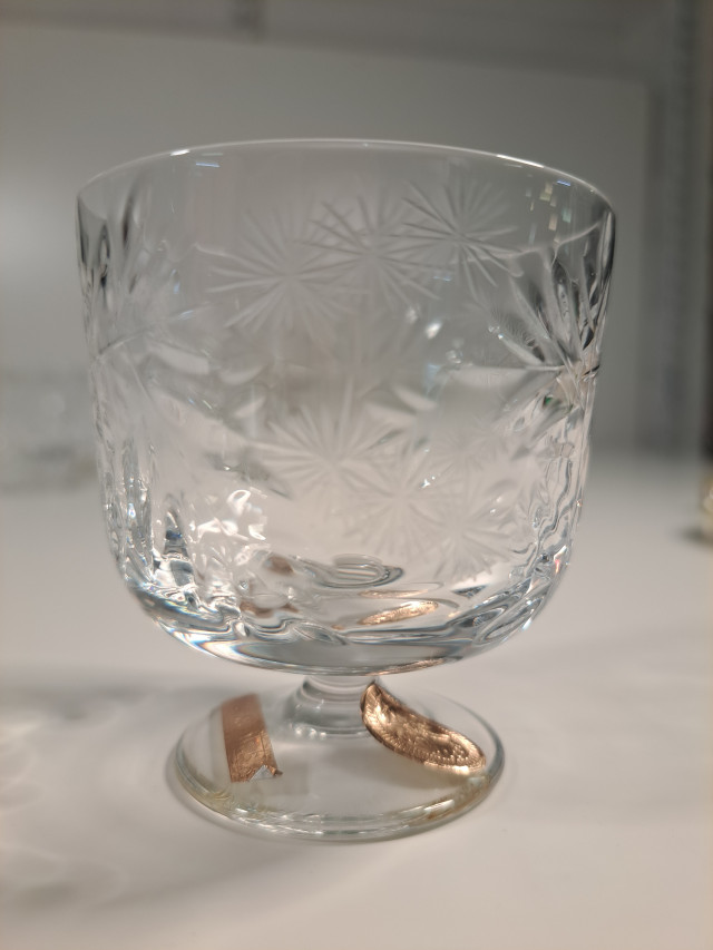 Pienet jalalliset kristallilasit USSR 9kpl