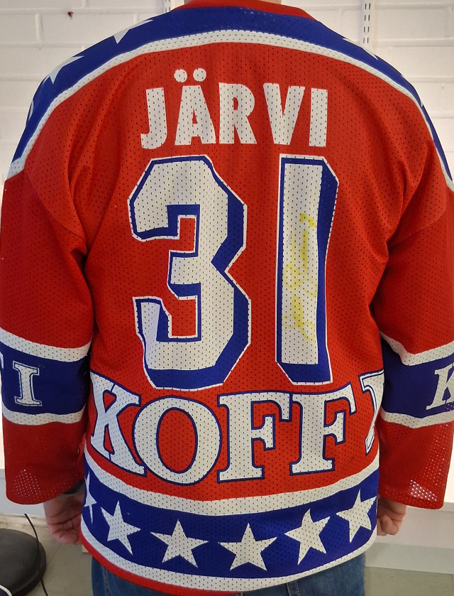 Pelipaita HIFK Iiro Järvi 31# game worn