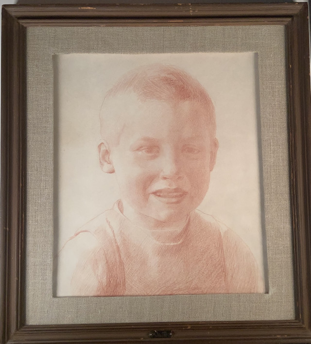 Maria Wiikin punaliitupiirros 1901