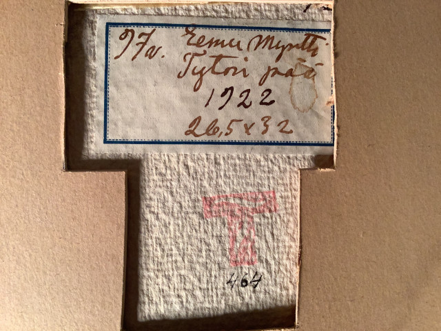 Eemu Myntti  1922.  ”Tytön pää”signeerattu