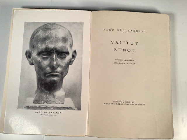 Aaro Hellaakoski:Valitut runot 1940