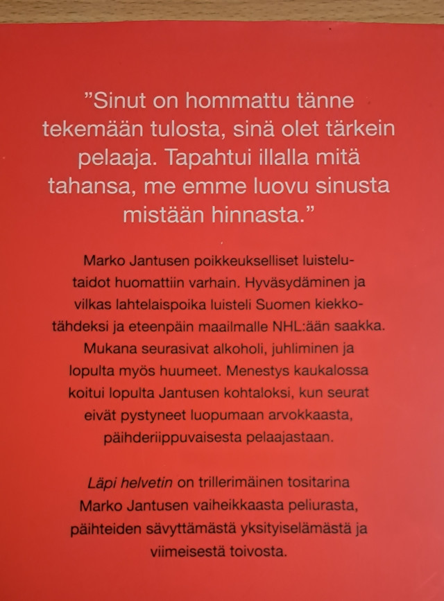 Marko Jantusen tarina, Läpi Helvetin