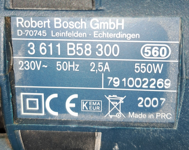 Bosch iskuporakone ja Metabo rälläkkä