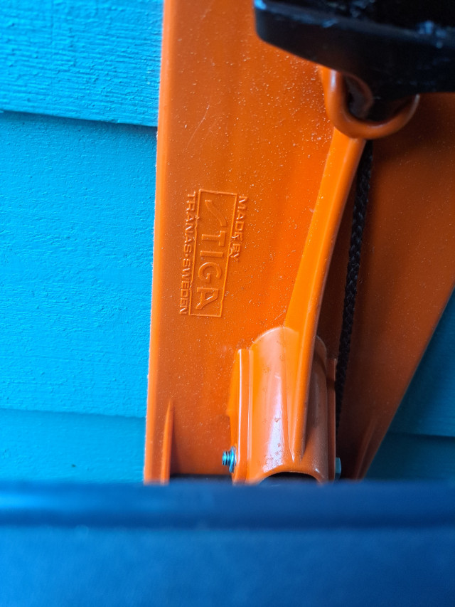 Stiga rattikelkka, kelautuva vetonaru