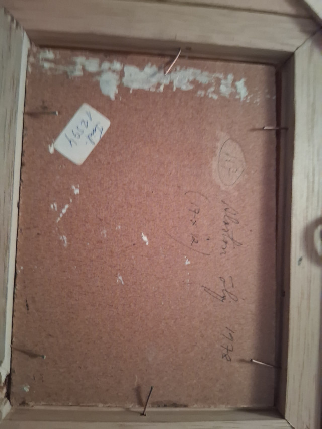 Taulu Unto Koistinen öljy levylle signeerattu