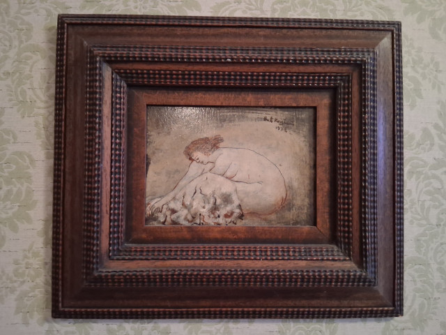 Taulu Unto Koistinen öljy levylle signeerattu