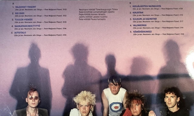 Dingo: Kerjäläisten valtakunta 1985.  Lp-levy