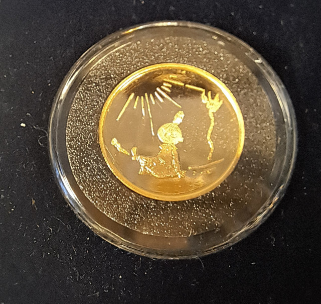 Tove Jansson Pikku Myy- kultamitali 790‰ Au