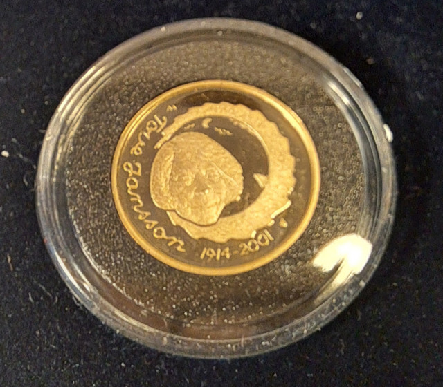 Tove Jansson Pikku Myy- kultamitali 790‰ Au