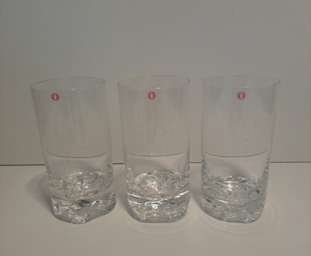 Iittalan Gaissa lasit Tapio Wirkkala