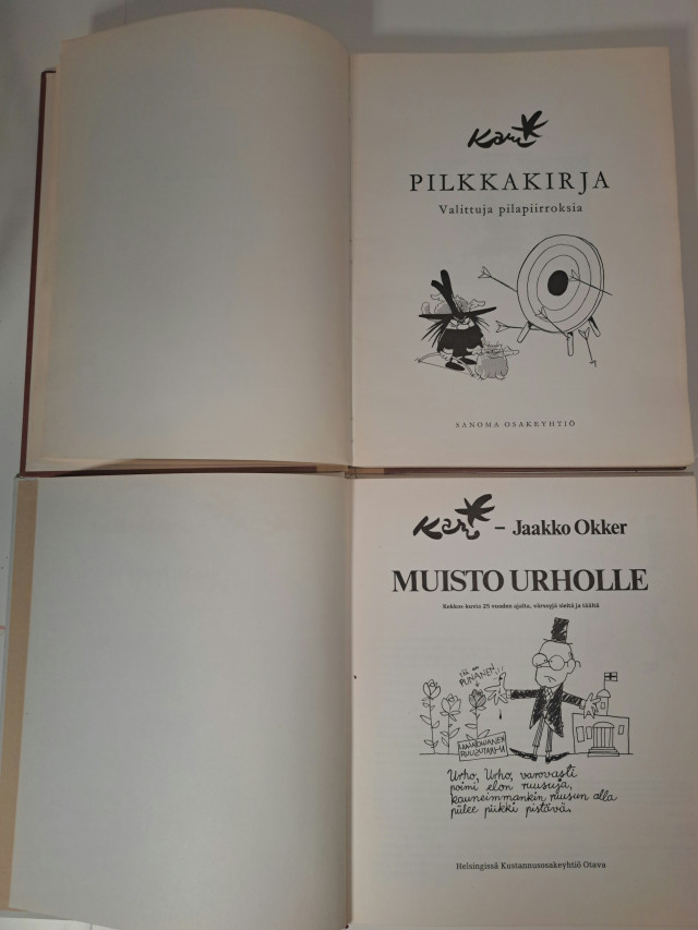 KARI Muisto Urholle+Pilkkakirja