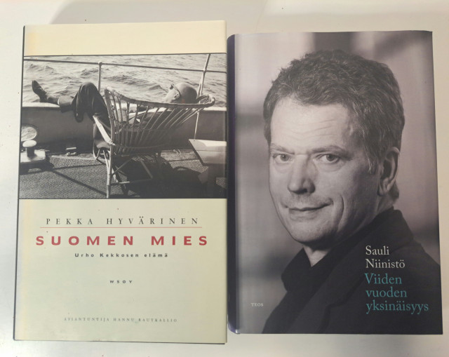 Suomenmies Urho Kekkosen elämä + Niinistö Viiden vuoden yksinäisyys