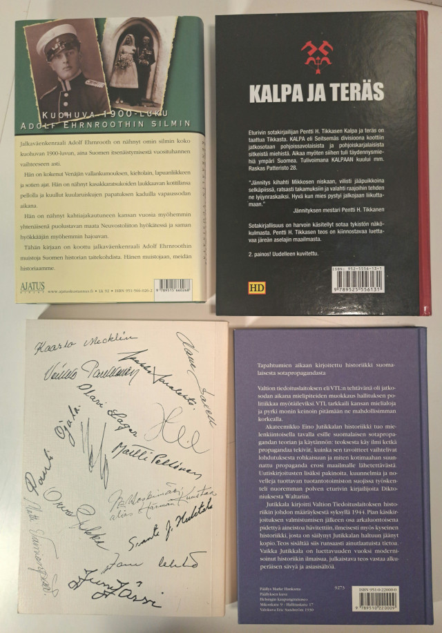 Sotakirjat ja muistelmat