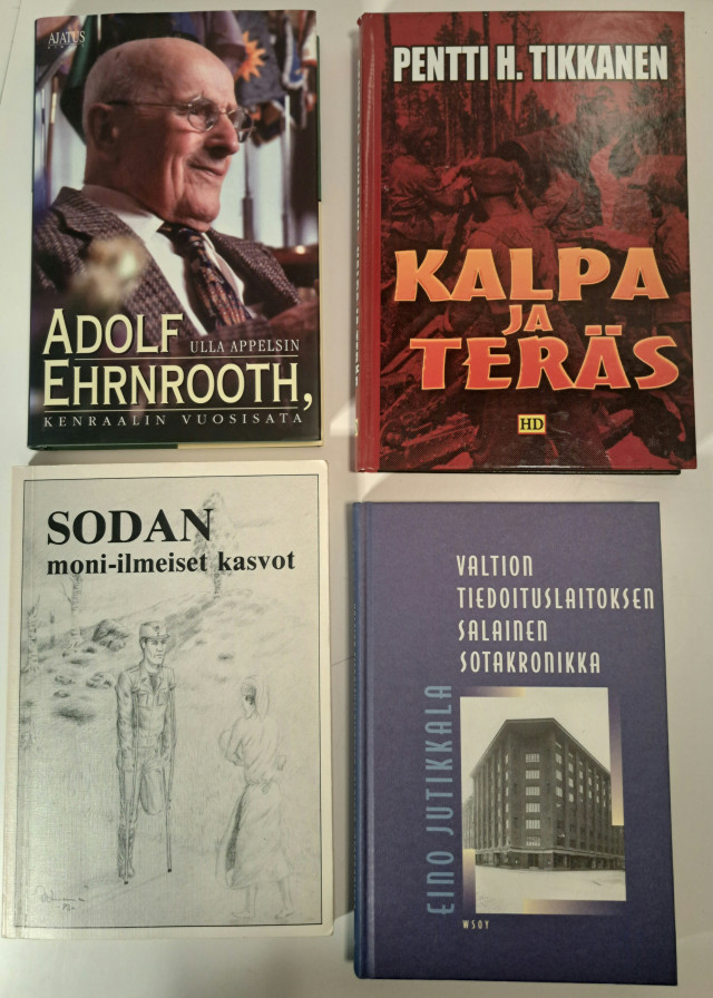Sotakirjat ja muistelmat
