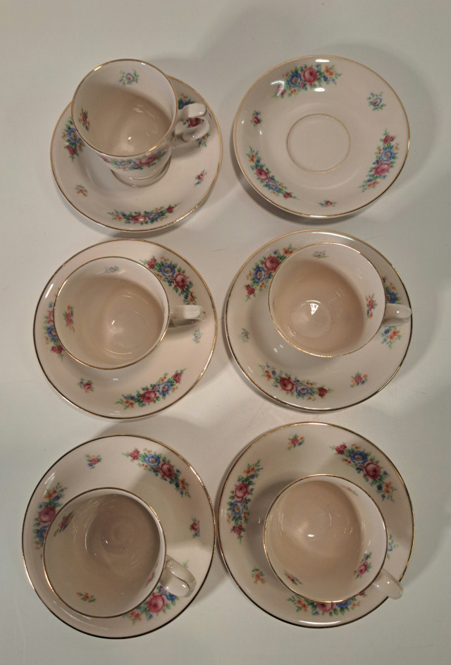 Arabian pienet kahvikupit+tassit