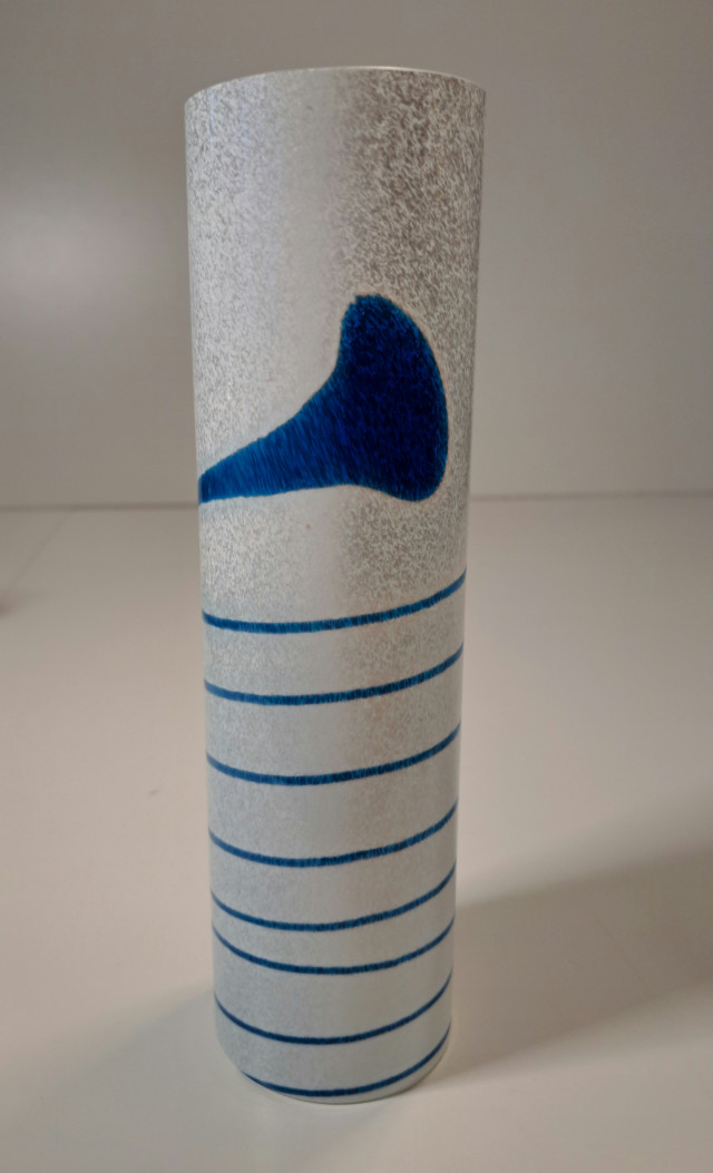 Markku Salo signeerattu kynttilänjalka