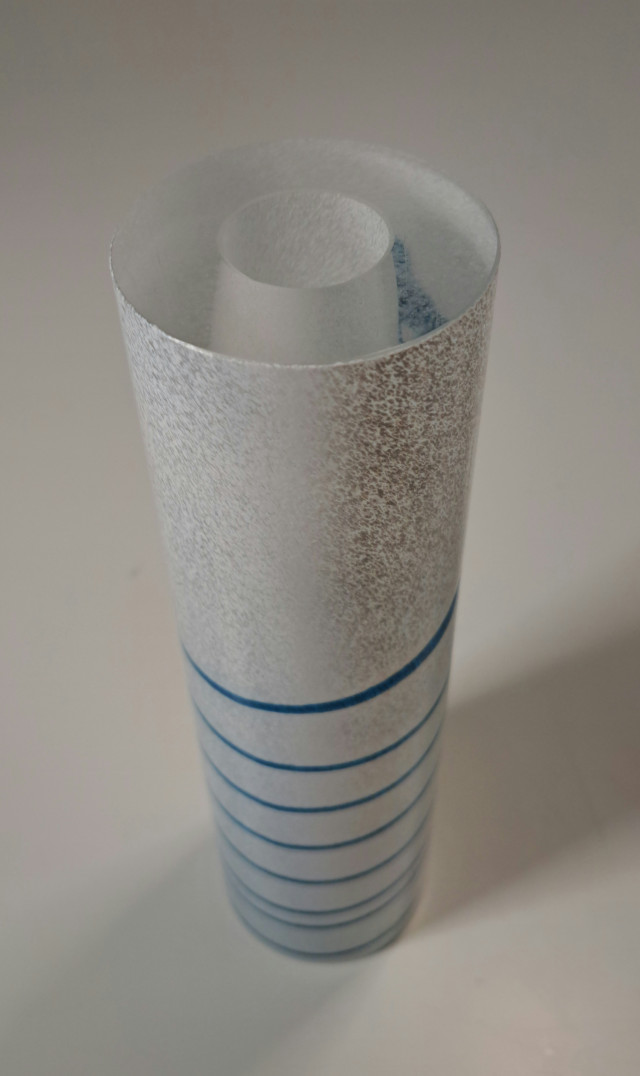 Markku Salo signeerattu kynttilänjalka