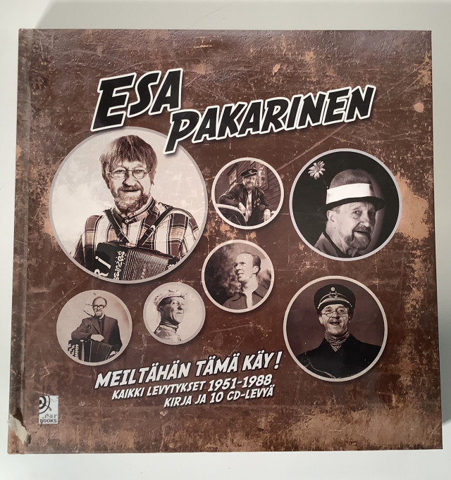 Esa Pakarinen. Kaikki levytykset. 1951-1988kirja ja 10 cd-levyä