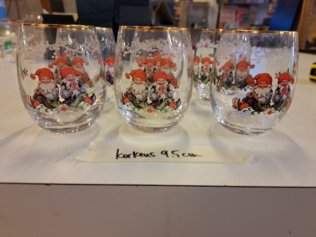 Tonttu juomalasit 6 kpl