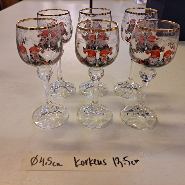 Tonttu snapsilasit 6kpl