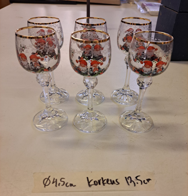 Tonttu snapsilasit 6kpl