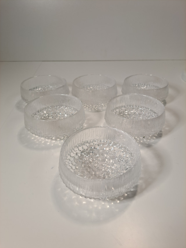 Ultima Thule jälkiruokakulhot 6 kpl, Tapio Wirkkala