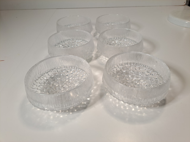 Ultima Thule jälkiruokakulhot 6 kpl, Tapio Wirkkala