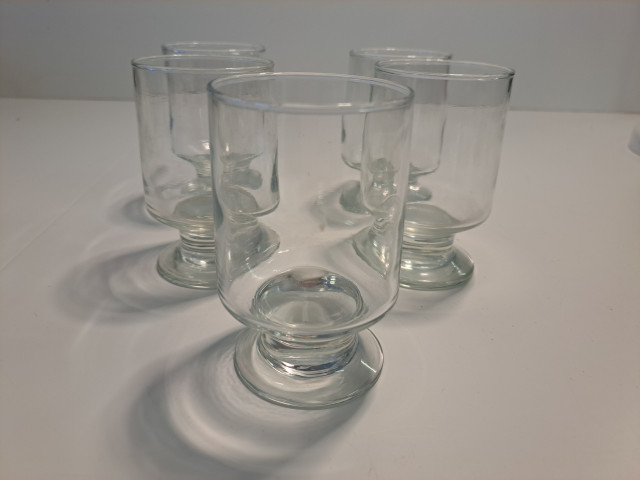 Retrot jalalliset juomalasit 5 kpl