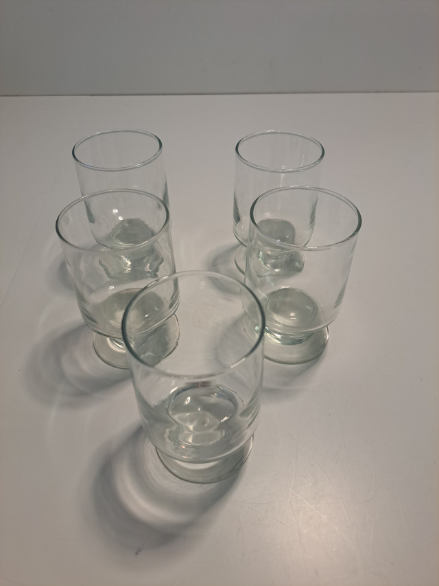 Retrot jalalliset juomalasit 5 kpl